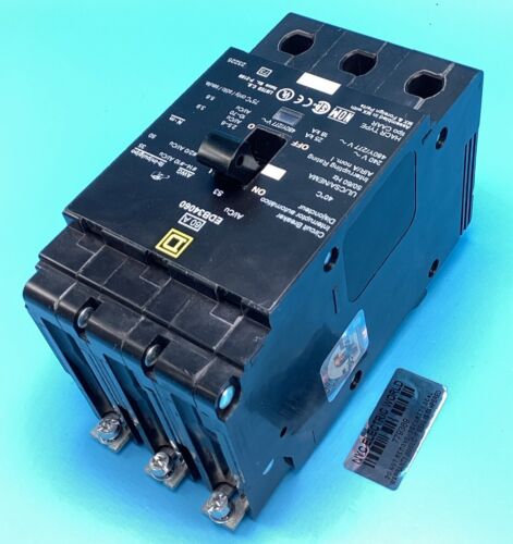 New Circuit Breaker Square D EDB34060 60 Amp 3 Pole 480Y/277V