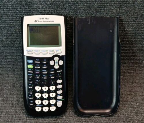 Texas Instruments TI-84 Plus Graphing Calculator black works