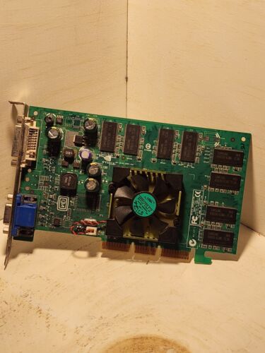 Nvidia Quadro FX500 128MB DDR AGP 8x DVI-I VGA Graphics/Video Card