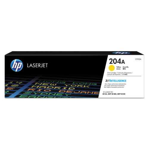 HP Inc. HP 204A (CF512A) Yellow Original LaserJet Toner Cartridge