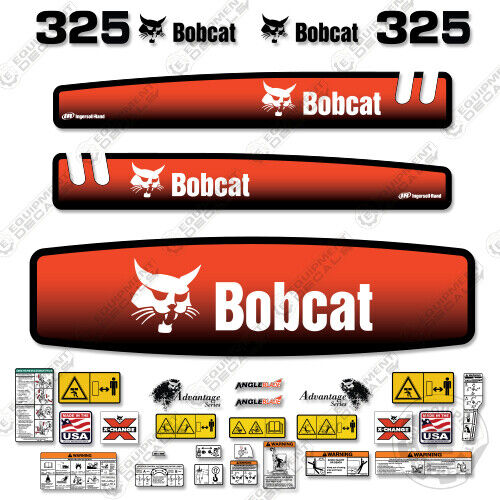 Fits Bobcat 325 Decal Kit Mini Excavator – 7 YEAR OUTDOOR 3M VINYL!