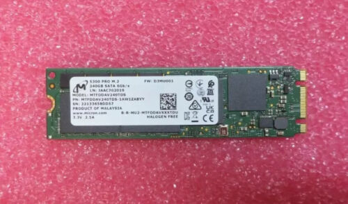 NEW Fujitsu 240GB M.2 SATA 6G Non Hot-Plug SSD S26361-F5816-L240 for VMware ESXi