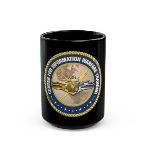 Center for Information Warfare Training (U.S. Navy) Black Coffee Mug