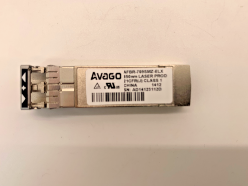 Avago AFBR-709SMZ-ELX 10Gb 850nm SFP+ Small Form Factor Pluggable Transceiver