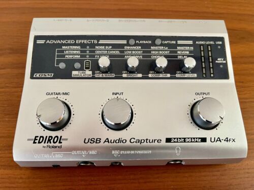 Edirol by Roland UA-4FX USB Audio Input Interface Built-In Effects