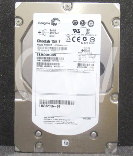 ST3600057SS Seagate CHEETAH 600GB 15K RPM 6Gb/s 3.5″ SAS HDD Hard Drive 0-HOURS