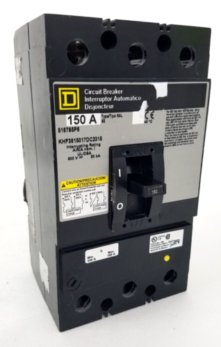 KHF3615017DC2315 Square D KHF36150 Undervoltage  150 Amp Circuit Breaker