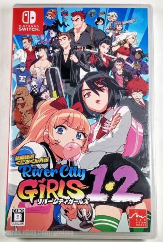 RIVER CITY GIRLS 1 & 2 Brand New NINTENDO SWITCH Game JP Release, ships from USA