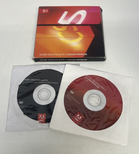 Adobe Creative Suite 5 Design Premium Upgrade For Mac With Serial Numbers (2DVDs