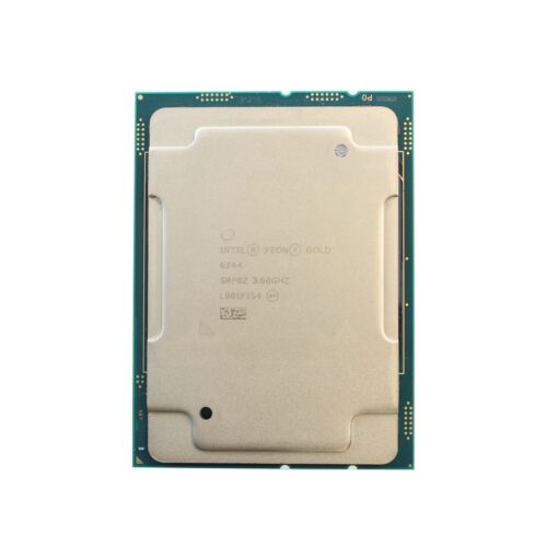 Matched Pair _ Intel Xeon Gold 6244 3.6GHz 24.75MB 8-Core LGA 3647 CPU __ SRF8Z