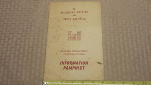 1950 Engineer Training Center Fort Belvoir Virginia Information Pamphlet