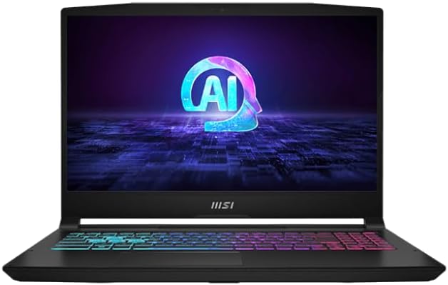 MSI Katana A15 AI B8VF Gaming Laptop 2024, 15.6″ FHD IPS 144Hz, AMD Ryzen 7 8845HS 8-Core, NVIDIA GeForce RTX 4060 8GB, 32GB DDR5 1TB SSD, RGB Backlit Keyboard, Wi-Fi 6E, Win11 Home, COU 32GB USB