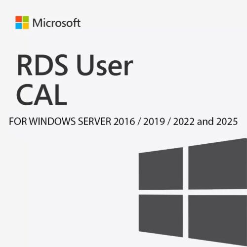 Windows Server Remote Desktop RDS Licenses for 50 Users or Devices