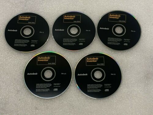 Autodesk Inventor Suite 2008 English Language (DVDs only) No Codes or Case