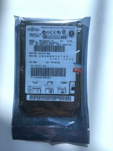 Fujitsu 40GB 40 GB 4200 RPM,2.5″ IDE 2MB (MHT2040AT) Hard Drive For Laptop HDD