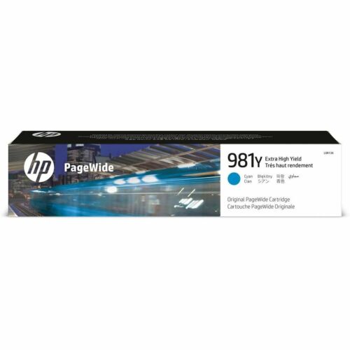 HP Inc. HP 981Y (L0R13A) Cyan Extra High-Yield Original Ink Cartridge