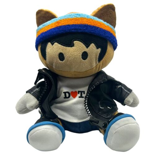 Salesforce Astro Raccoon 8” Plush Data Rockstar Sweatband Leather Jacket