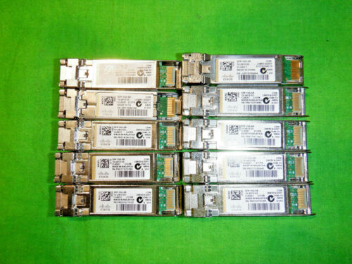 Cisco SFP-10G-SR 10-2415-03  10 Gigabit Transceiver  WARRANTY  LOT OF 10   @ F