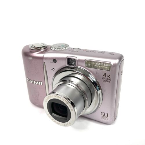 PINK Canon PowerShot A1100 IS Y2K 2000s Digicam Digital Camera – TESTED Works*