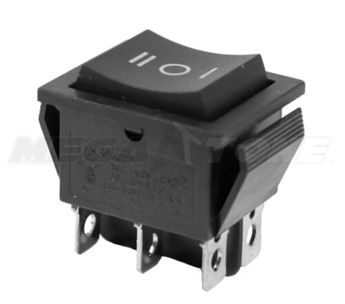 DPDT (ON)-OFF-(ON) 20 AMP/125VAC Momentary 6-Pin Rocker Switch KCD2 – USA SELLER