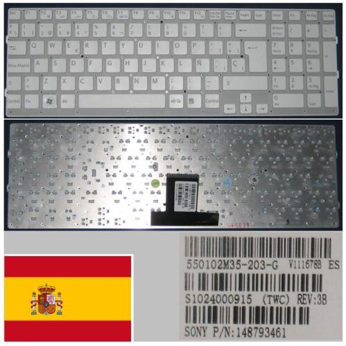 Spanish Qwerty Keyboard SONY VAIO VPC-EB 550102M35-203-G S1024000915 148793461