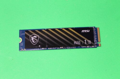 MSI SPATIUM SERIES M450 NVME M.2 1TB SOLID STATE DRIVE SSD PCIe Gen4 x4