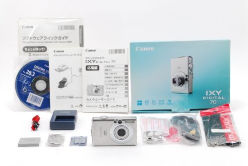 【Near MINT+++ w Box】 Canon IXY Digital 70 6.0MP Digital Camera Silver From JAPAN