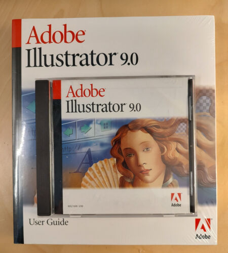 Adobe Illustrator 9.0 retail version for Windows – FACTORY SEAL/never installed