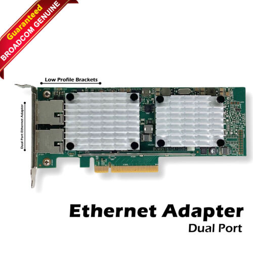 Broadcom BCM957810A1006G Dual Port 10GbE SFP+ PCIe x8 Ethernet Adapter 95Y3759