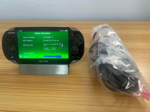 Sony PlayStation PS Vita OLED (PCH-1000) Firmware FW 3.60, 128GB – Ship in 1-DAY