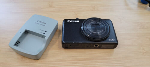 Canon PowerShot S120 12.1MP Digital Camera – Black USED