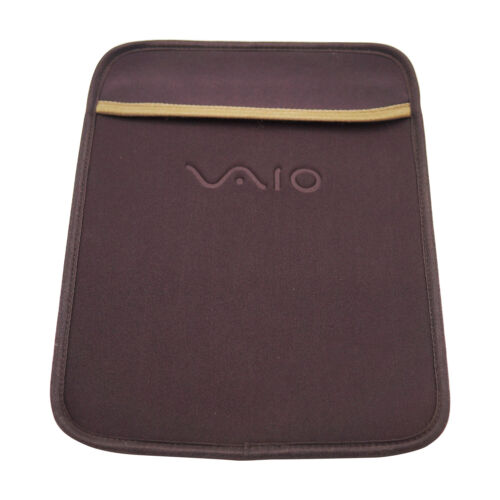 Sony Vaio Mini Notebook Sleeve Zipperless Closure | Brown/White | 13″ Diagonal