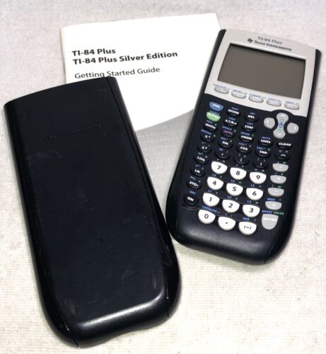 Texas Instruments TI-84 Plus Silver Edition Graphing Calculator Black *WORKING*