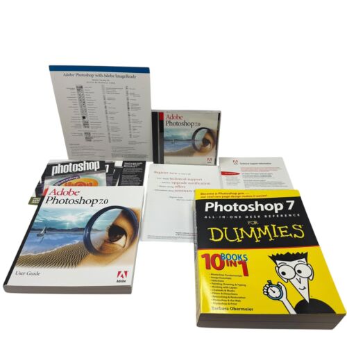 Adobe Photoshop 7.0 for Macintosh with Serial Number & Photoshop 7 For Dummies