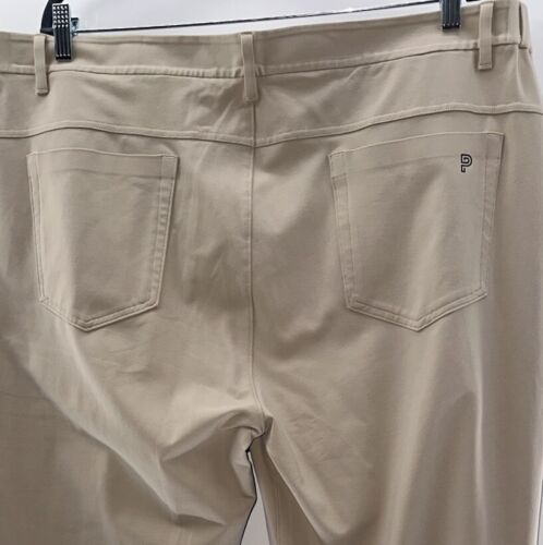 Public Rec Pants Mens 44X30 Beige Workday Tech Slim Straight Leg 5-Pockets NWOT