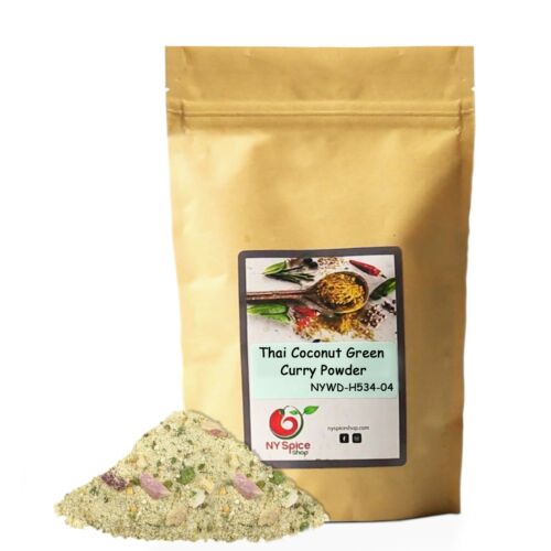 Thai Coconut Green Curry Powder Mild Heat Level Item Weight 4oz-1lb