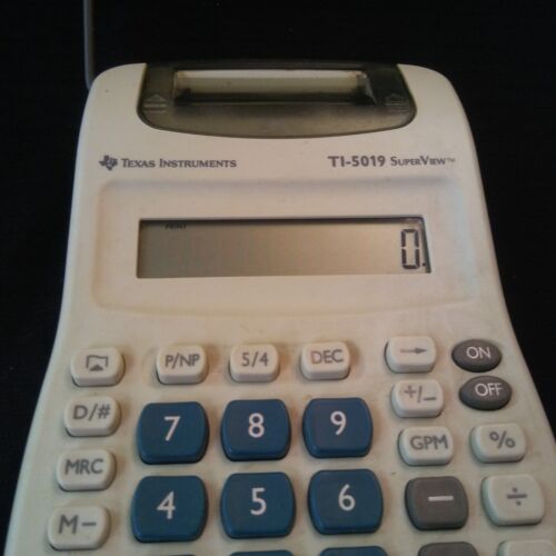 Texas instruments TI-5019 Super View Calculator Works