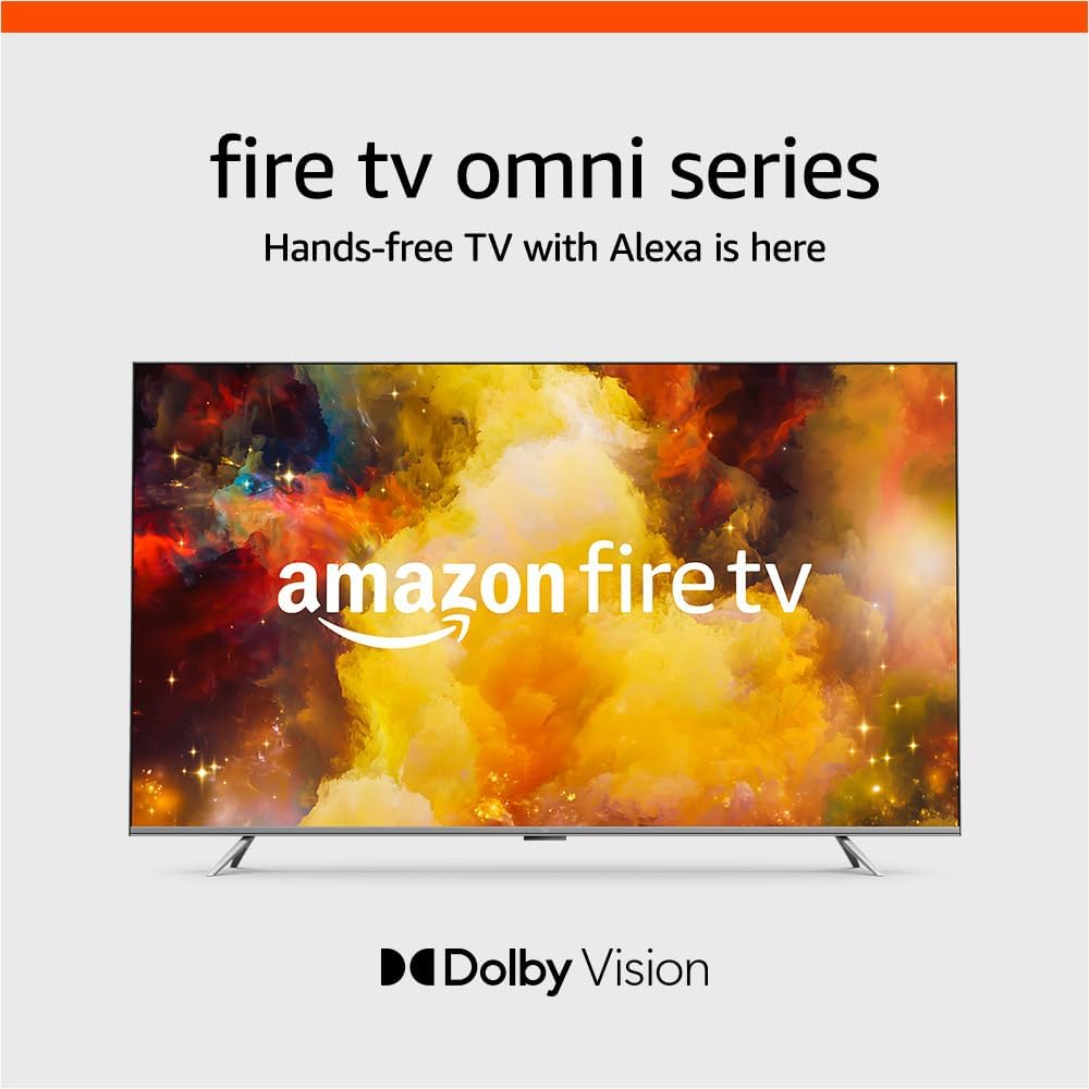 Amazon Fire TV 75″ Omni Series (newest model), 4K UHD smart TV with Dolby Vision, hands-free with Alexa