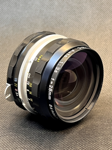 Nikon NIKKOR-H.C （Coated lens） Auto 28mm f3.5  Shipped from Japan