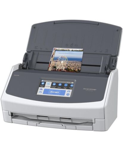 Ricoh/Fujitsu ScanSnap iX1600 ADF B&W, Color 600dpi 40ppm/80ipm Wireless Scanner