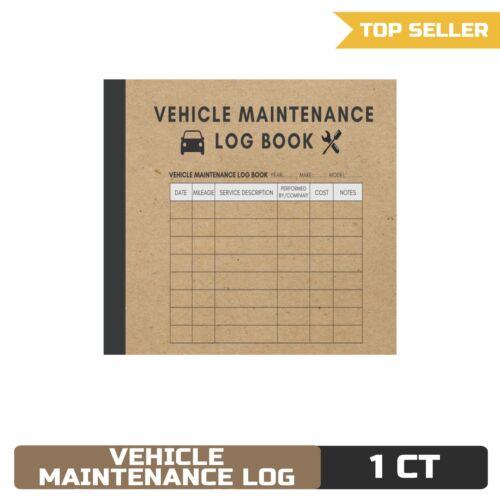 Vehicle Maintenance Log Book: Repair and Service Log Book for Cars, RVs, Jeeps