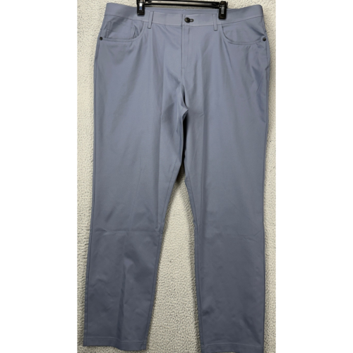 Public Rec Pants Men 42X32 Blue Workday Chino Tech Slim Straight 5 Pockets NEW