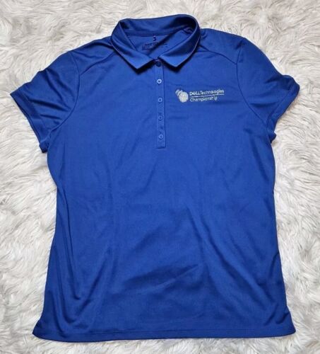 Nike Golf Dri-Fit Womens XL Embroidered Dell Technologies Polo See