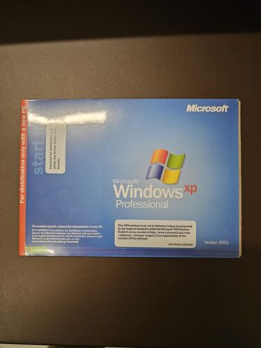 MICROSOFT WINDOWS XP PROFESSIONAL w/SP3 OPERATING SYSTEM MS WIN PRO=NEW SEALED=