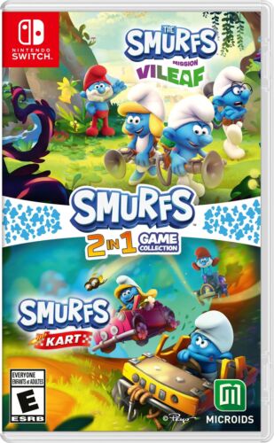 Smurfs 2 In 1 Game Collection: Mission Vileaf And Smurfs Kart – Nintendo Switch