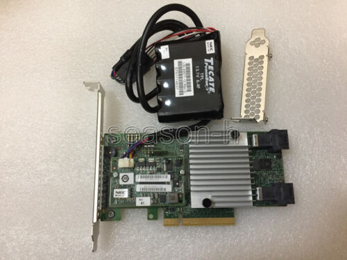 NEC/LSI 9362-8i 2GB CVM02+BBU 12Gb/s RAID Controller =9361-8i 2G