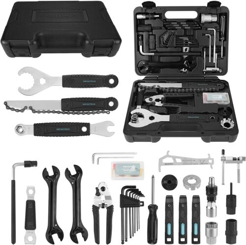 Swiss+Tech 30PC Bike Repair Tool Kit Bicycle Maintenance Tool Set Storage Case