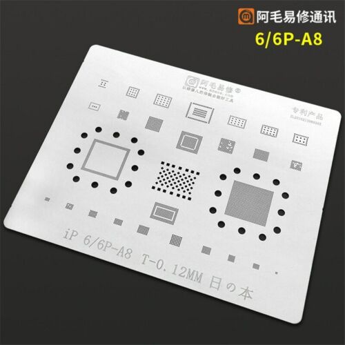 BGA CPU RAM WiFi Nand Flash Power Audio IC Reballing Stencil For iPad Pro 0.12mm