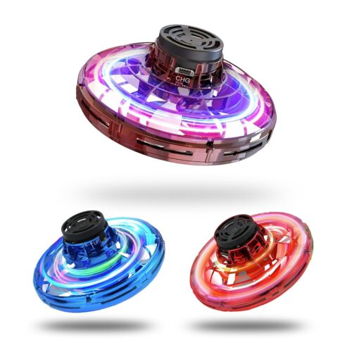 Zummy Flying Mini UFO Toy for Kids with RGB Lights, USB Fast Charging