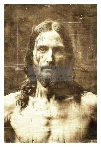 SHROUD OF TURIN JESUS CHRIST OF NAZERETH 4X6 AI PHOTO